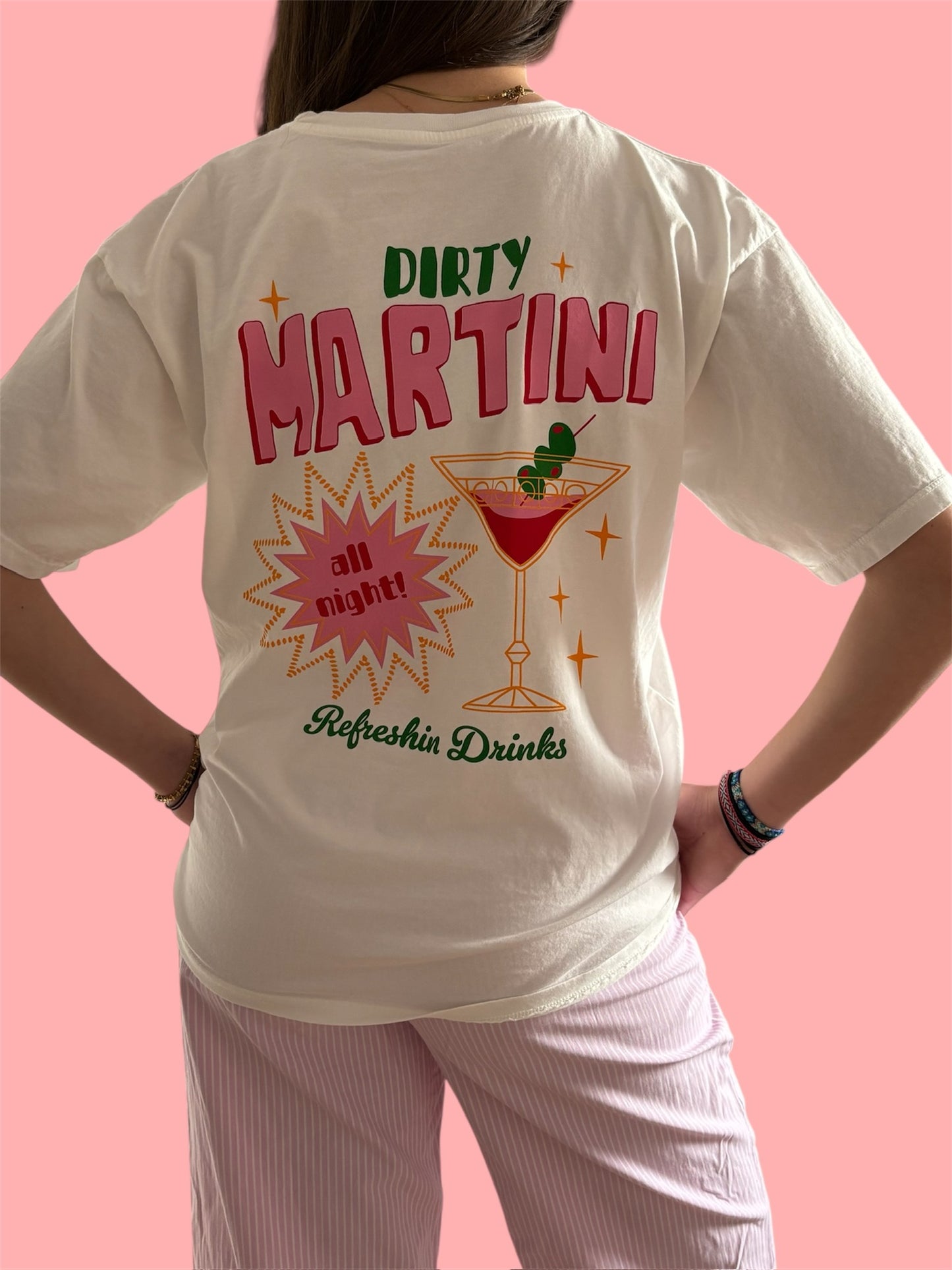 T-SHIRT MARTINI BLANC 🍸