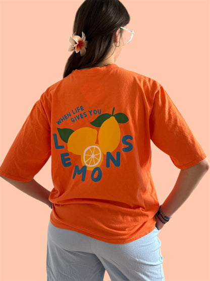 T-SHIRT LEMON ORANGE 🍋