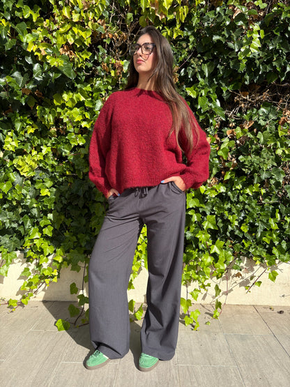 PULL LINA BORDEAUX 🥀