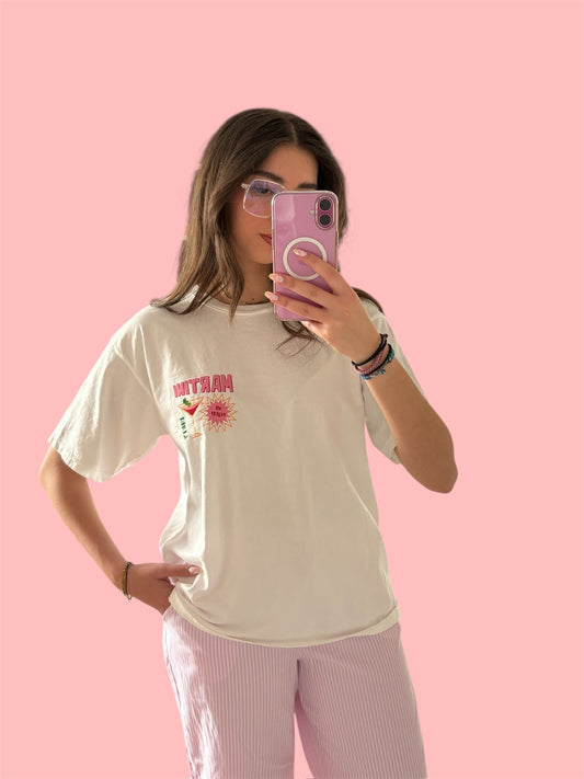 T-SHIRT MARTINI BLANC 🍸