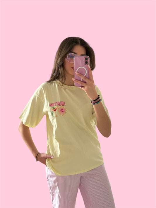 T-SHIRT MARTINI JAUNE 🍸