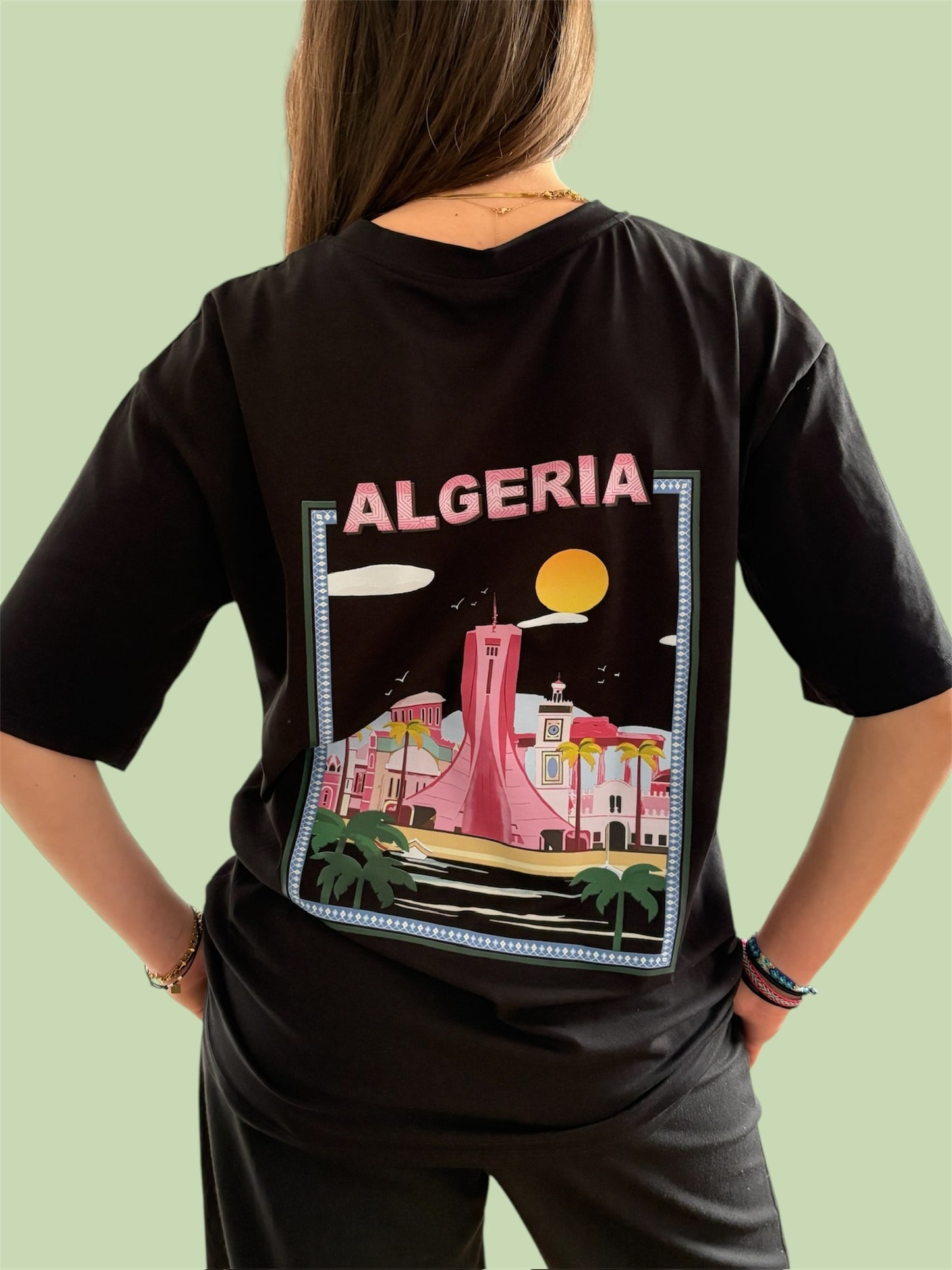 T-SHIRT ALGÉRIE NOIR 🇩🇿