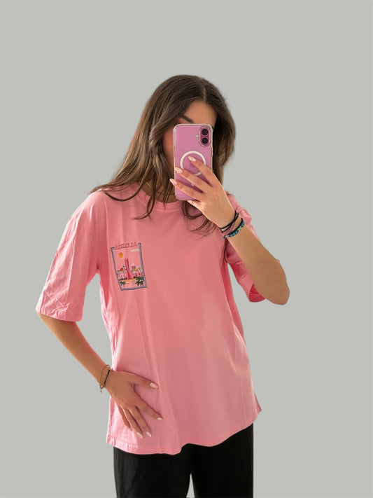 T-SHIRT ALGÉRIE ROSE 🇩🇿