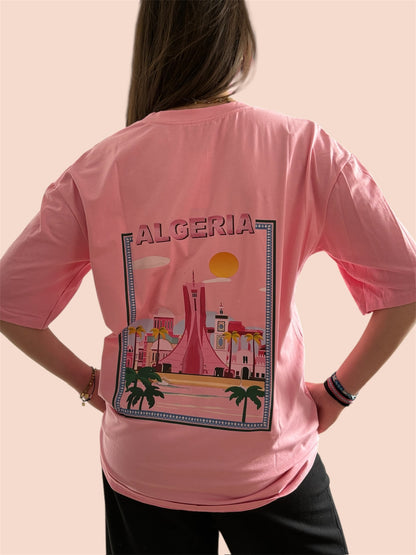 T-SHIRT ALGÉRIE ROSE 🇩🇿